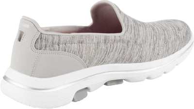 Skechers Women's Go Walk 5 Honor Sneaker, Grey, 10