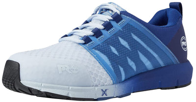 Timberland PRO Women's Radius Composite Safety Toe Athletic Industrial Work Shoe 6.5 Blue/Ice