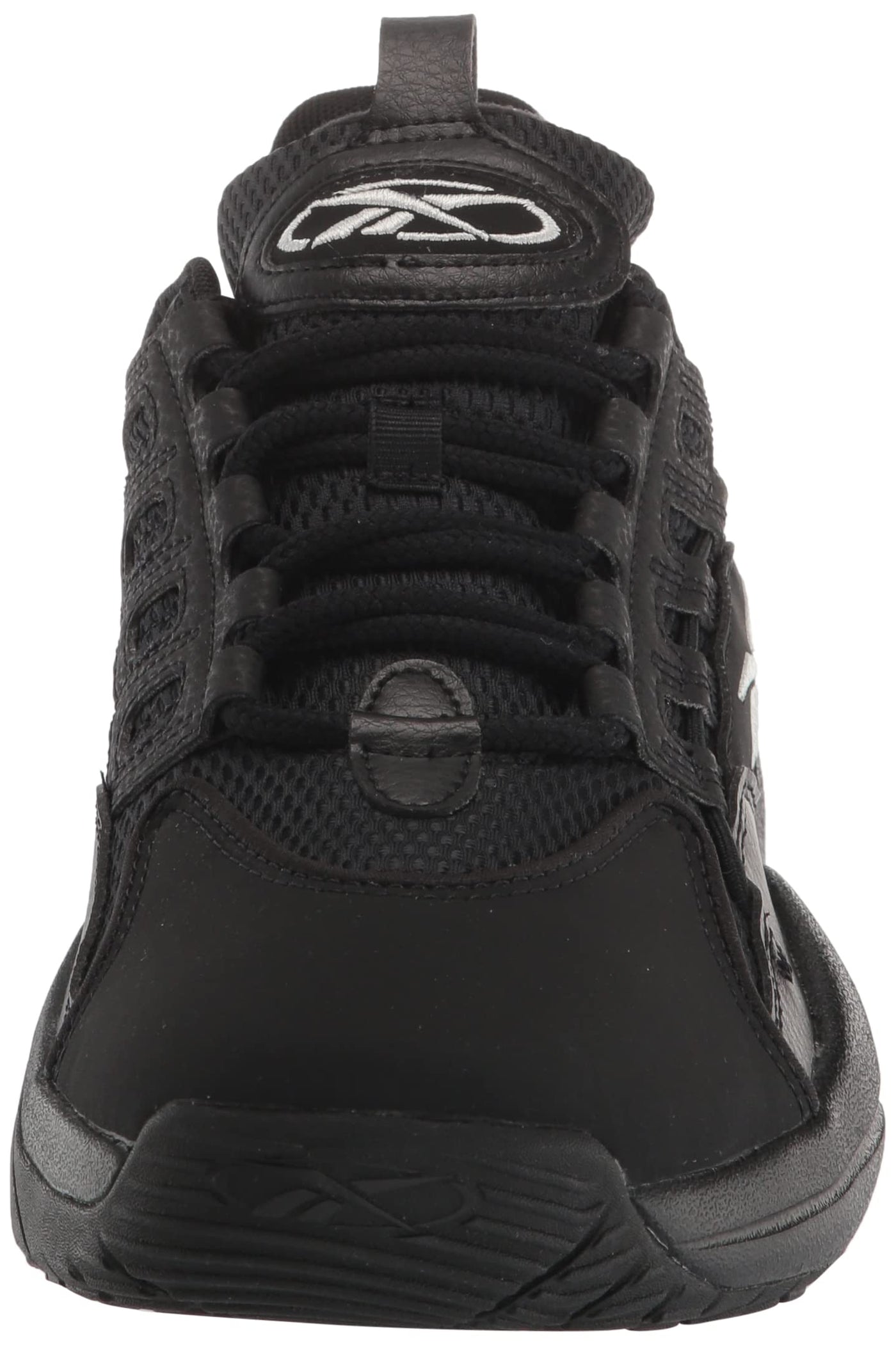 Reebok Unisex-Adult Solution Mid Basketball Shoe 12 Women/10.5 Men Black/Silver Metallic
