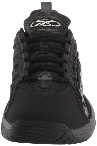 Reebok Unisex-Adult Solution Mid Basketball Shoe 12 Women/10.5 Men Black/Silver Metallic