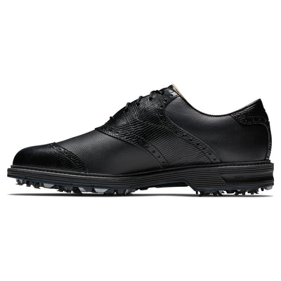 FootJoy Men's Premiere Series-Wilcox Golf Shoe, Black/Black, 14