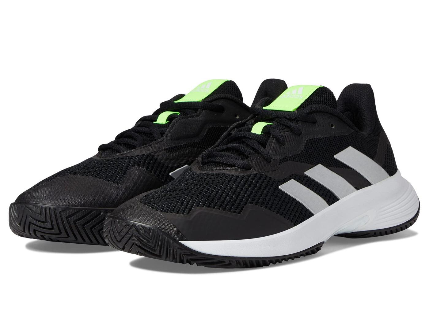 adidas Court Jam Control Black/Silver Metallic/White 12 D (M)