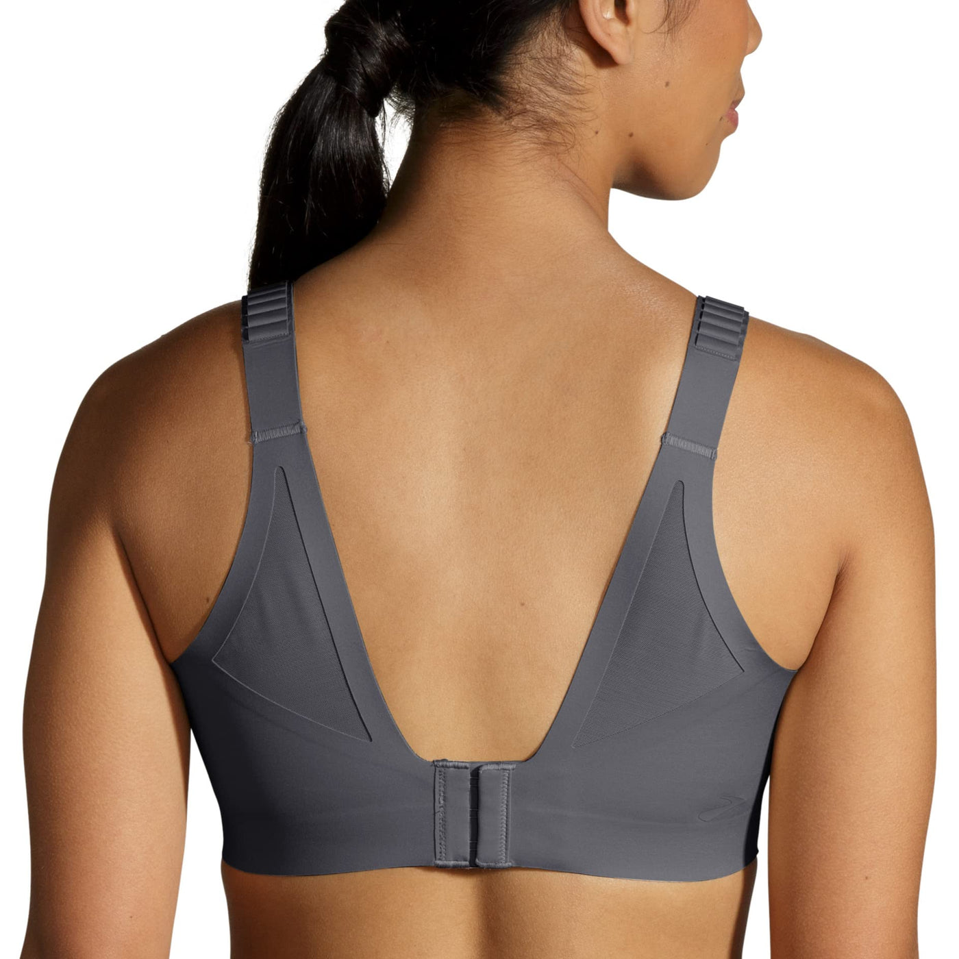 Brooks Women's Scoopback 2.0 Sports Bra for High Impact Running, Workouts & Sports with Maximum Support - Asphalt - 40DDE