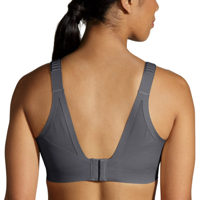 Brooks Women's Scoopback 2.0 Sports Bra for High Impact Running, Workouts & Sports with Maximum Support - Asphalt - 40DDE