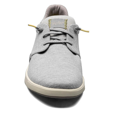 Florsheim Men's, Crossover Lace Slip-On Sneaker 11.5 Light Gray Canvas