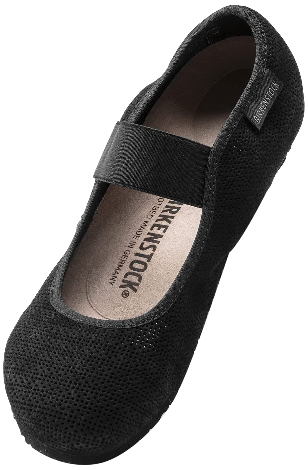 Birkenstock Women's Tess Ballet Flat, Black Suede, Size 39 N EU (8-8.5 N US Women)