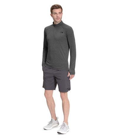 THE NORTH FACE Wander 1/4-Zip Shirt - Men's TNF Dark Grey Heather, M