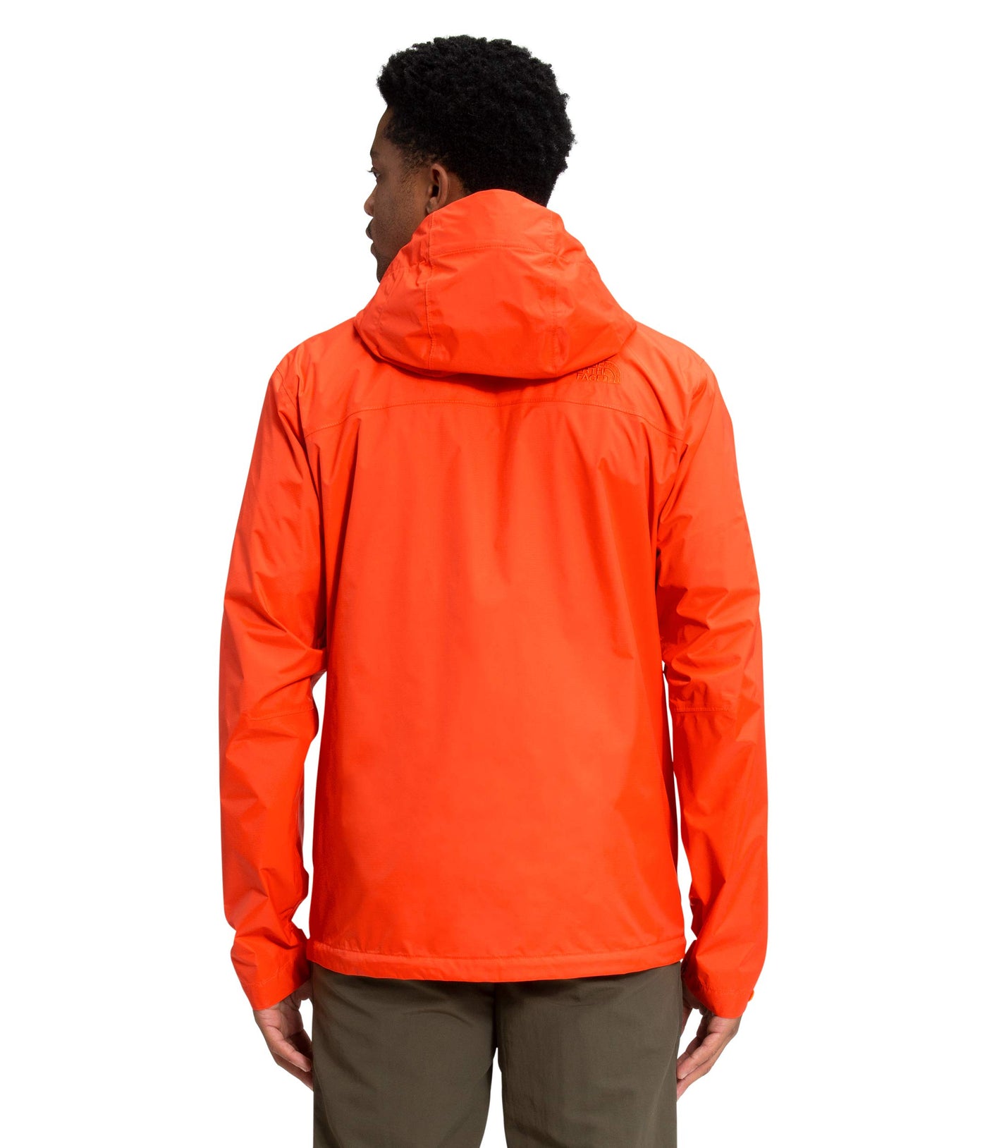 THE NORTH FACE Men’s Venture 2 Waterproof Hooded Rain Jacket, Flame, X-Large