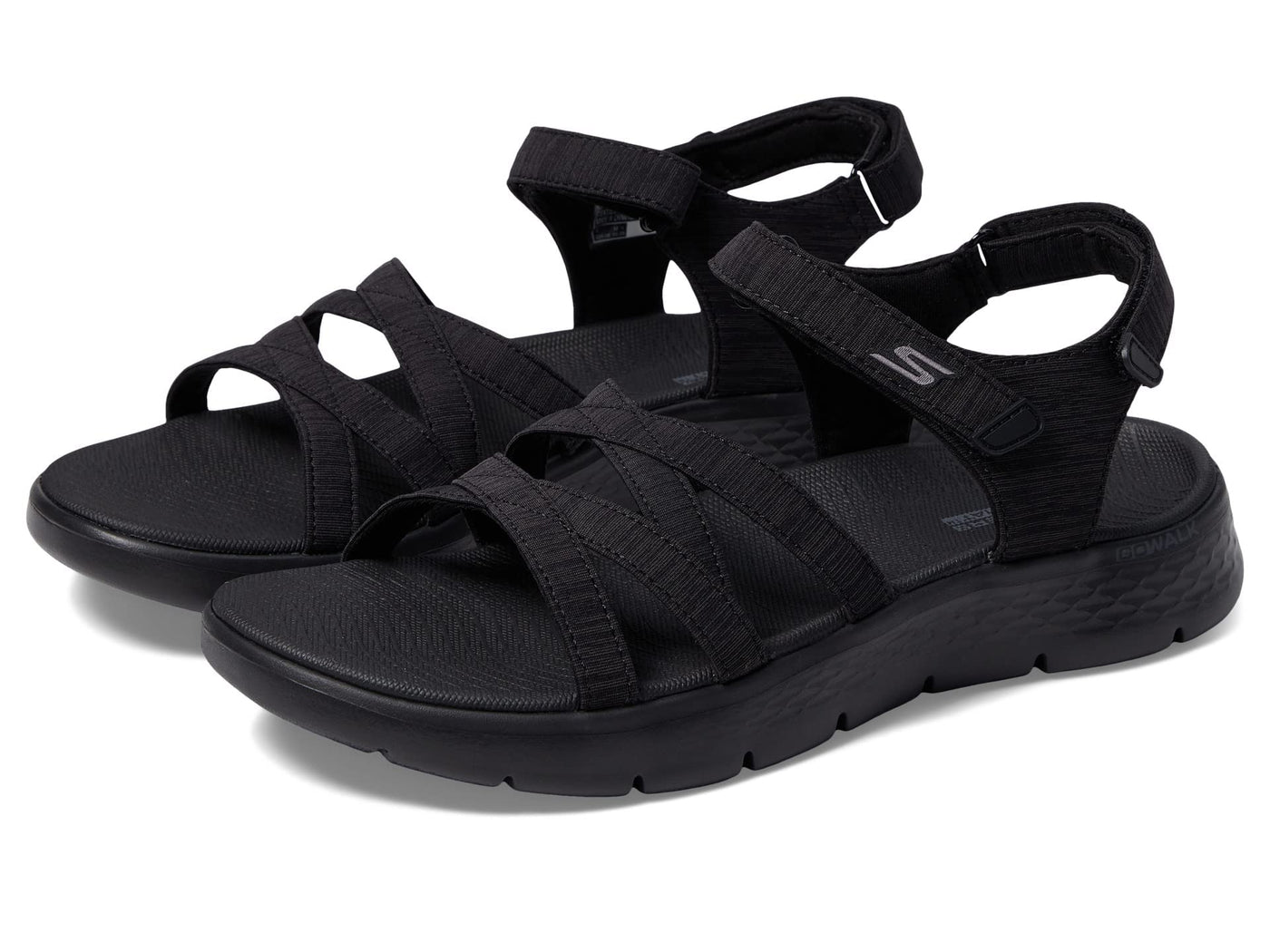 Skechers Women's Go Walk Flex Sandal Sunshine 10 Black/Black