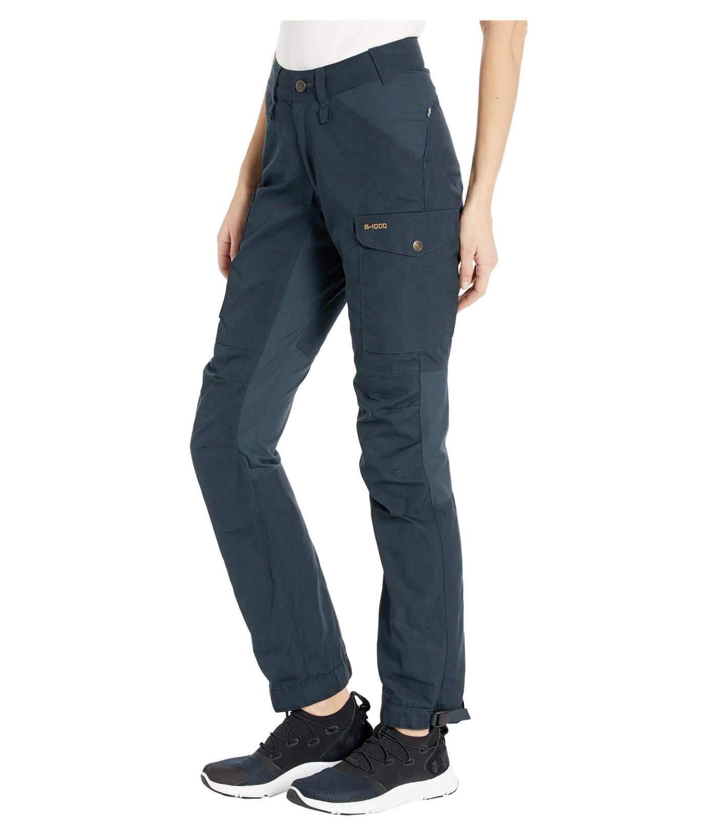 Fjällräven Kaipak Trousers Curved Dark Navy 38 (US Womens 6-8) 30