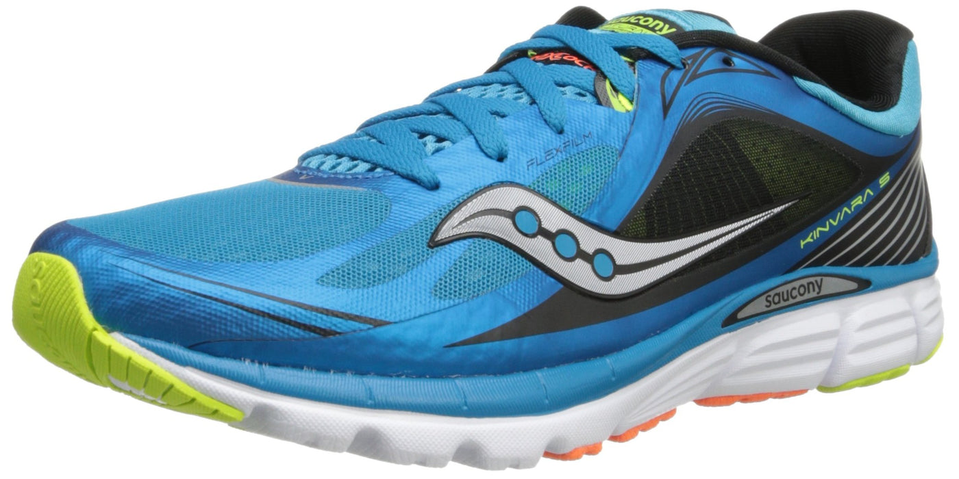 Saucony Men's Kinvara 5 Running Shoe 11 Blue/Black/Citron