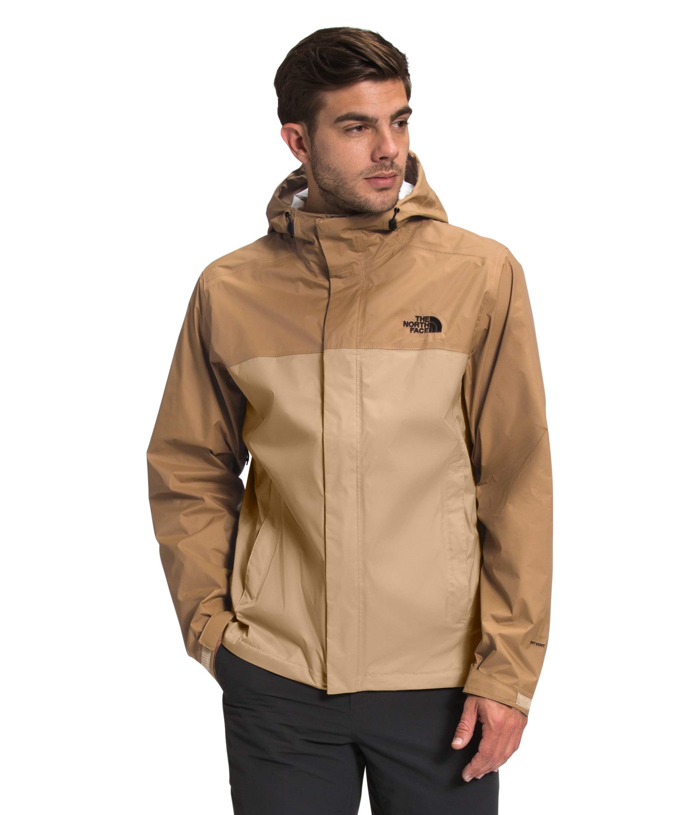 THE NORTH FACE Venture 2 Hooded Jacket - Men's Moab Khaki/Utility Brown, L