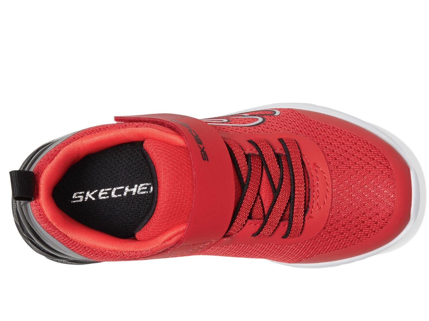 Skechers Microspec Max II 403930L Boys' Toddler-Youth Sneaker 2 Little Kid Red/Black