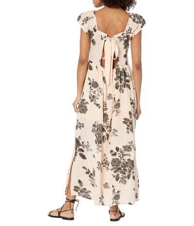 Free People Forget Me Not Midi Peach Combo No Overe MD (Women's 8-10)