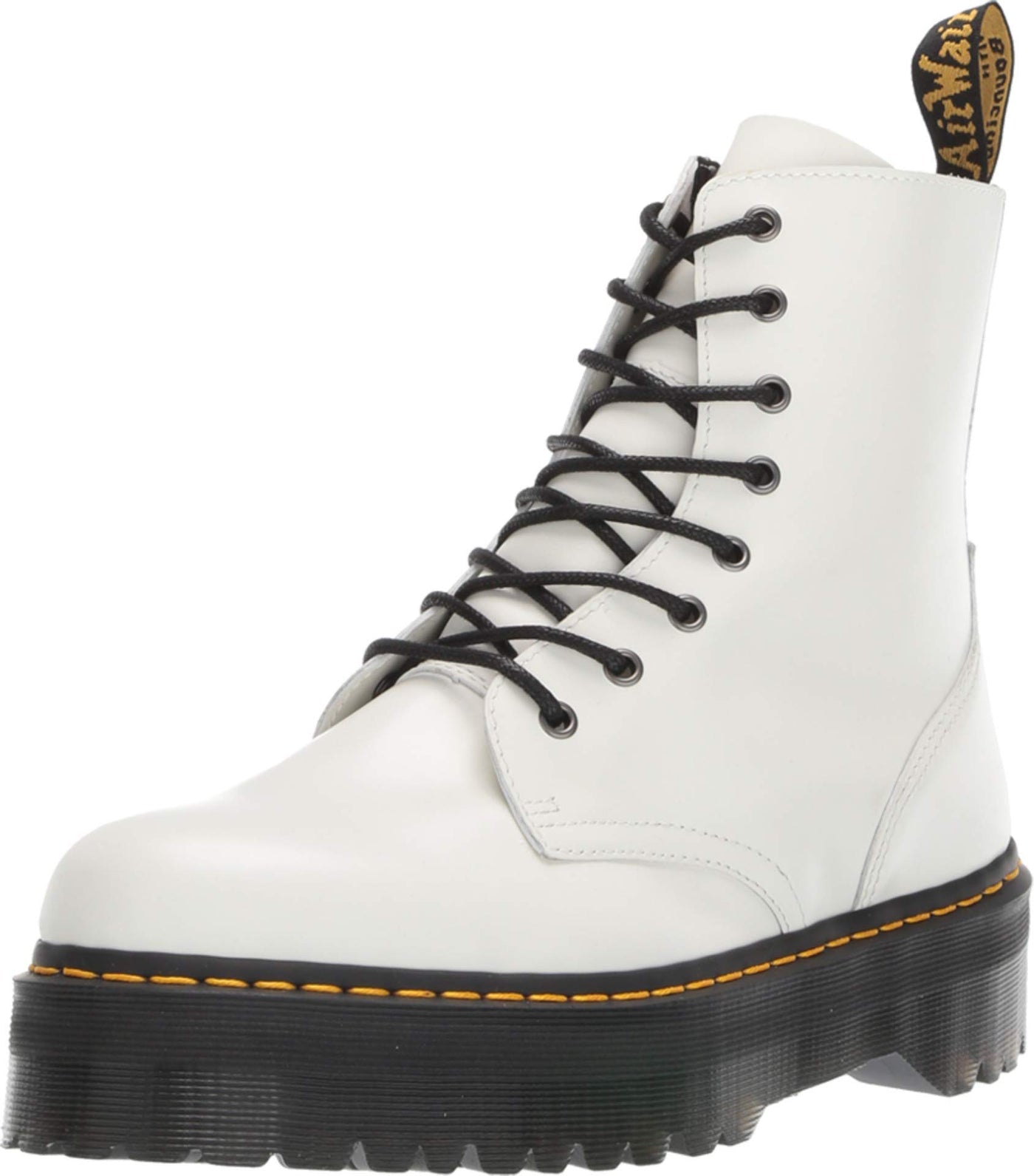 Dr. Martens Men's bovver Boots, White, 12