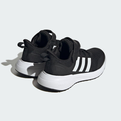 adidas Fortarun 2.0 Elastic Lace (Little Kid/Big Kid) Core Black/Footwear White/Core Black 2 Little Kid M