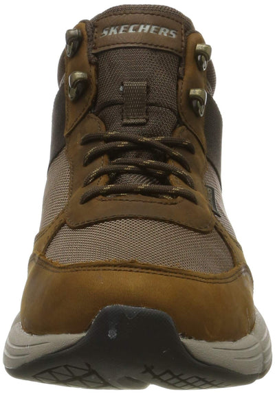 Skechers Relaxed Fit: Metco Dark Brown CDB Mens Ankle Hi Boot Size 9M