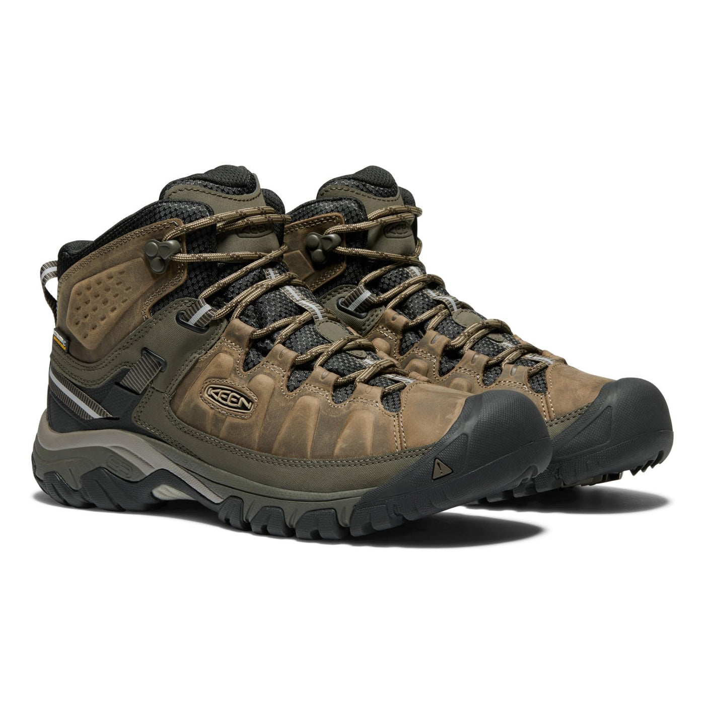 KEEN Men's, Targhee III Waterproof Mid Hiking Boots Bungee Cord/Black 11.5