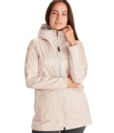 Women's Ashbury PreCip Eco Jacket-Mandarin Mist-Medium