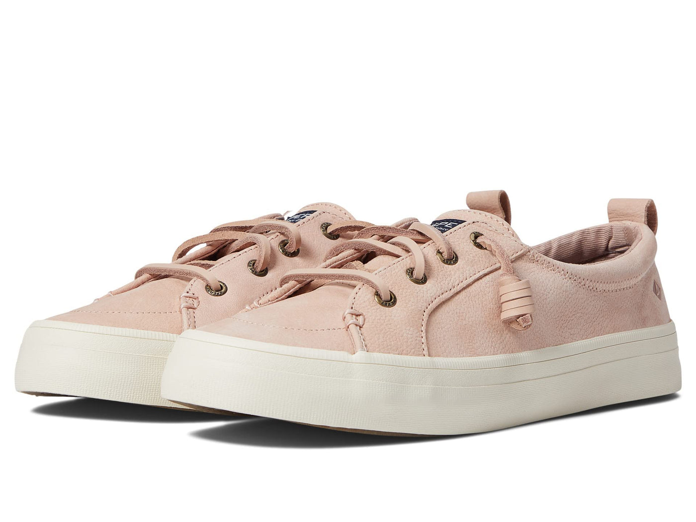 Sperry Crest Vibe Tumbled Leather Rose 9.5 M (B)