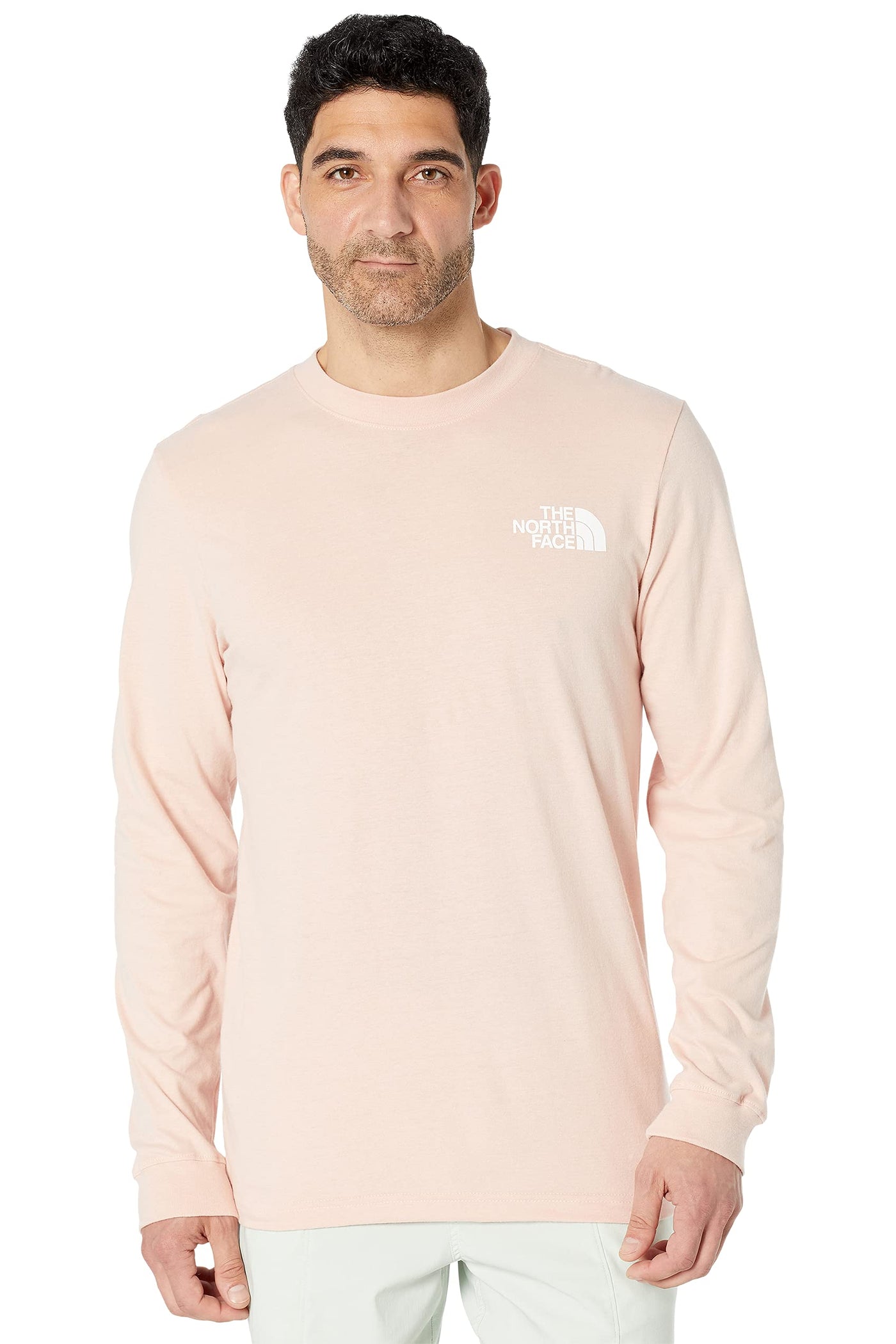 THE NORTH FACE Box NSE Long Sleeve Tee Evening Sand Pink XL