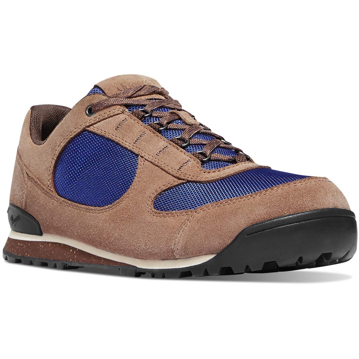 Danner Men's Jag Low 3" Hiking Shoe, Burro Brown/True Blue - 10 D