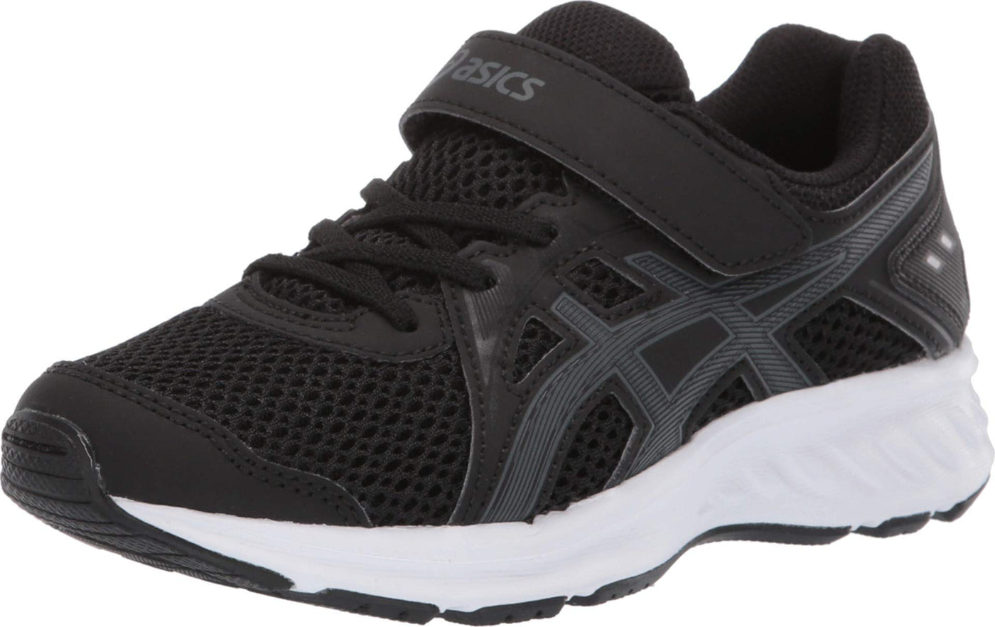 ASICS Kid's Jolt 2 Pre-School Running Shoes, K11, Black/Steel Grey