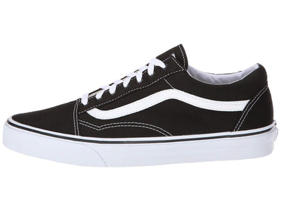 Vans Men's Old Skool Sneaker, Canvas - Black/True White, Size 4