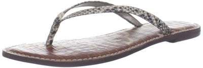 Sam Edelman Women's Skye Flip Flop Sandal 9 Beige Multi