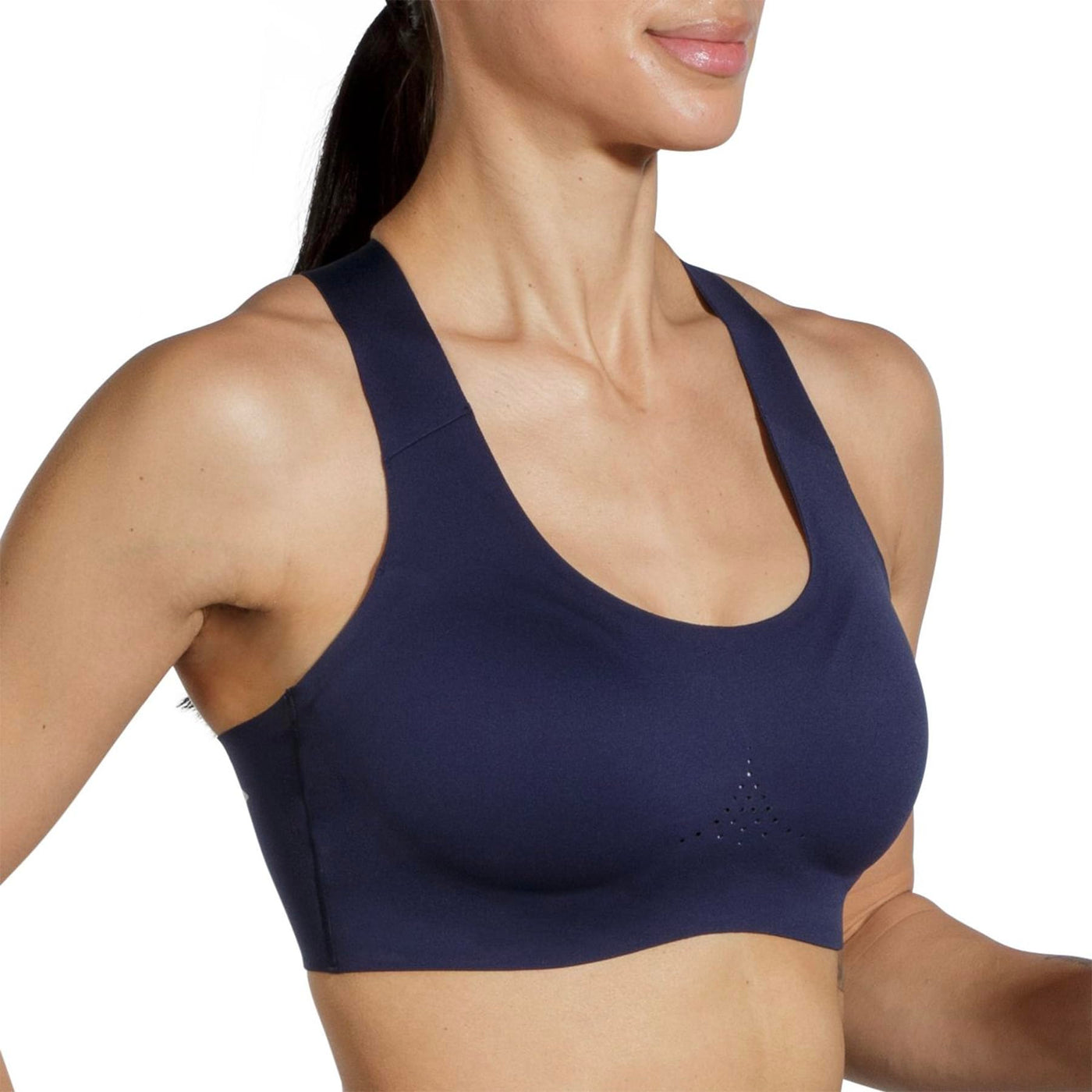 Brooks Women's Crossback 2.0 Sports Bra for Running, Workouts & Sports 38A/B Navy