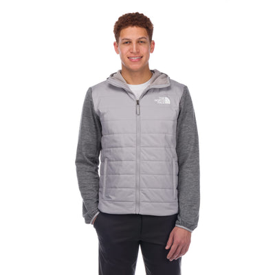 THE NORTH FACE Flare Hybrid Full Zip Mens Fleece Meld Grey L