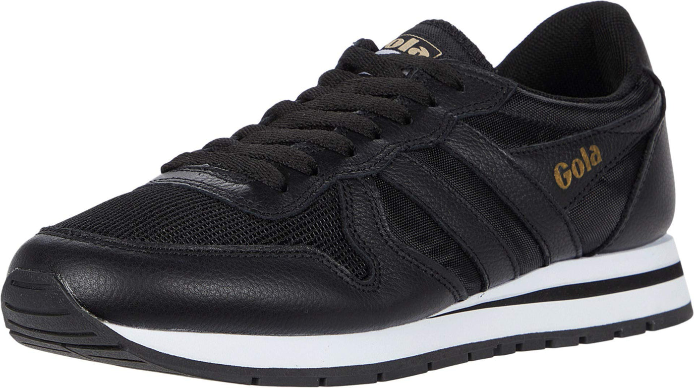 Gola Daytona Leather Black/Black 12 D (M)