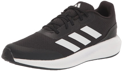 adidas Kids' Runfalcon 3.0 Elastic Lace Top Strap Running Shoe 7 Big Kid Black/White/Black