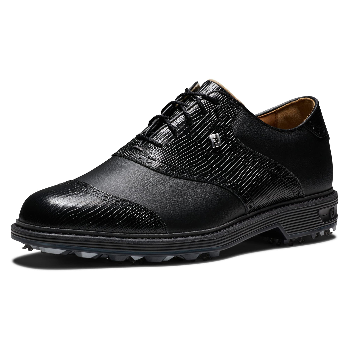 FootJoy Men's Premiere Series-Wilcox Golf Shoe, Black/Black, 14