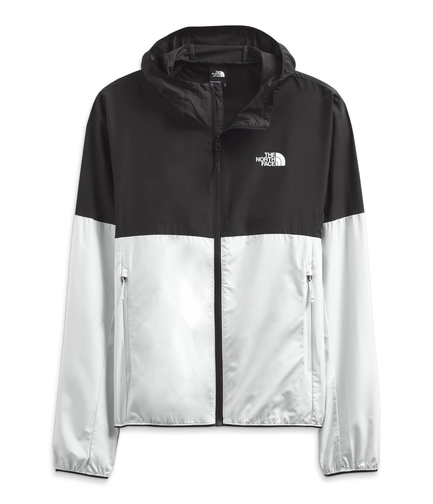 THE NORTH FACE Men's Flyweight Hooded Jacket, TNF Black/Tin Grey, X-Large