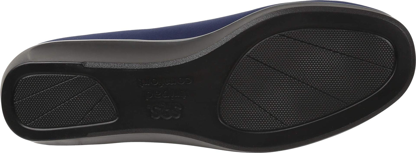 SAS Bliss Slip On Comfort Wedge Navy 9.5 N - Narrow (AA)