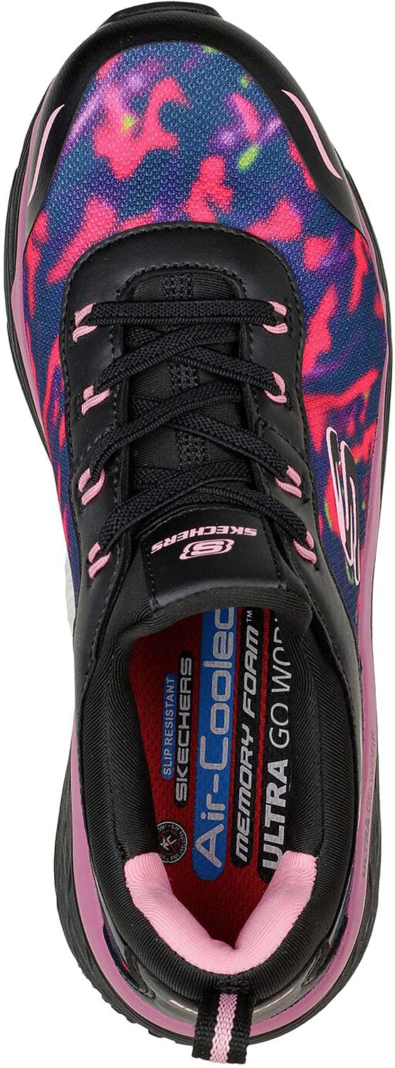 Skechers Work Rastip, Women's, Black/Multi, Soft Toe, Slip Resistant Athletic (10.0 M)