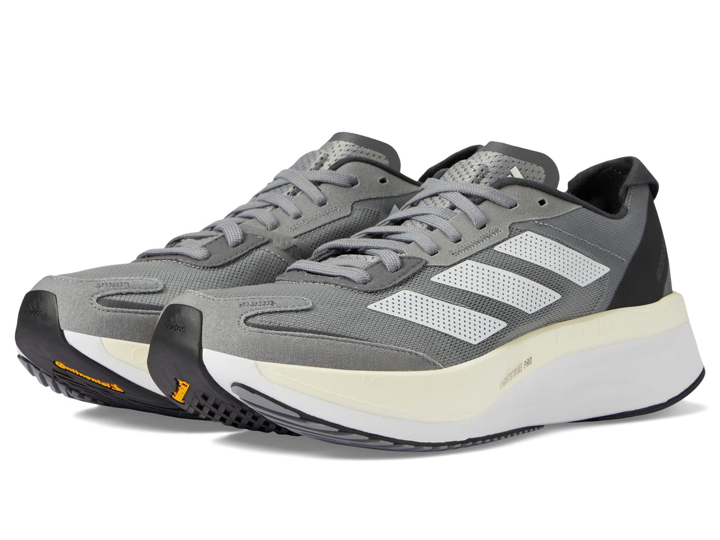 adidas Adizero Boston 11 Grey/Zero Metallic/Carbon 7.5 B (M)