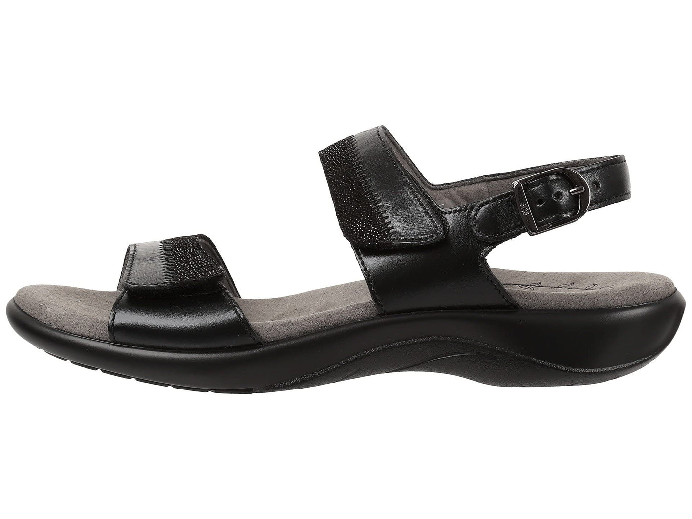 SAS Nudu Adjustable Comfort Sandal Midnight 9.5 S - Slim (AAA)