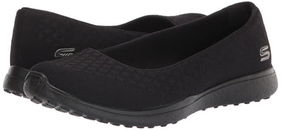 Skechers Women's Microburst One-up Sneaker 8 Black