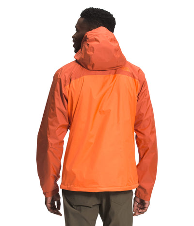 The North Face Men's Venture 2 Jacket, Red Orange/Burnt Ochre, L