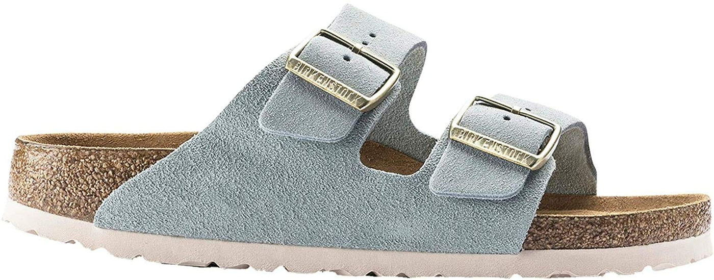 Birkenstock Arizona Soft Footbed 36 Lt Blue Suede