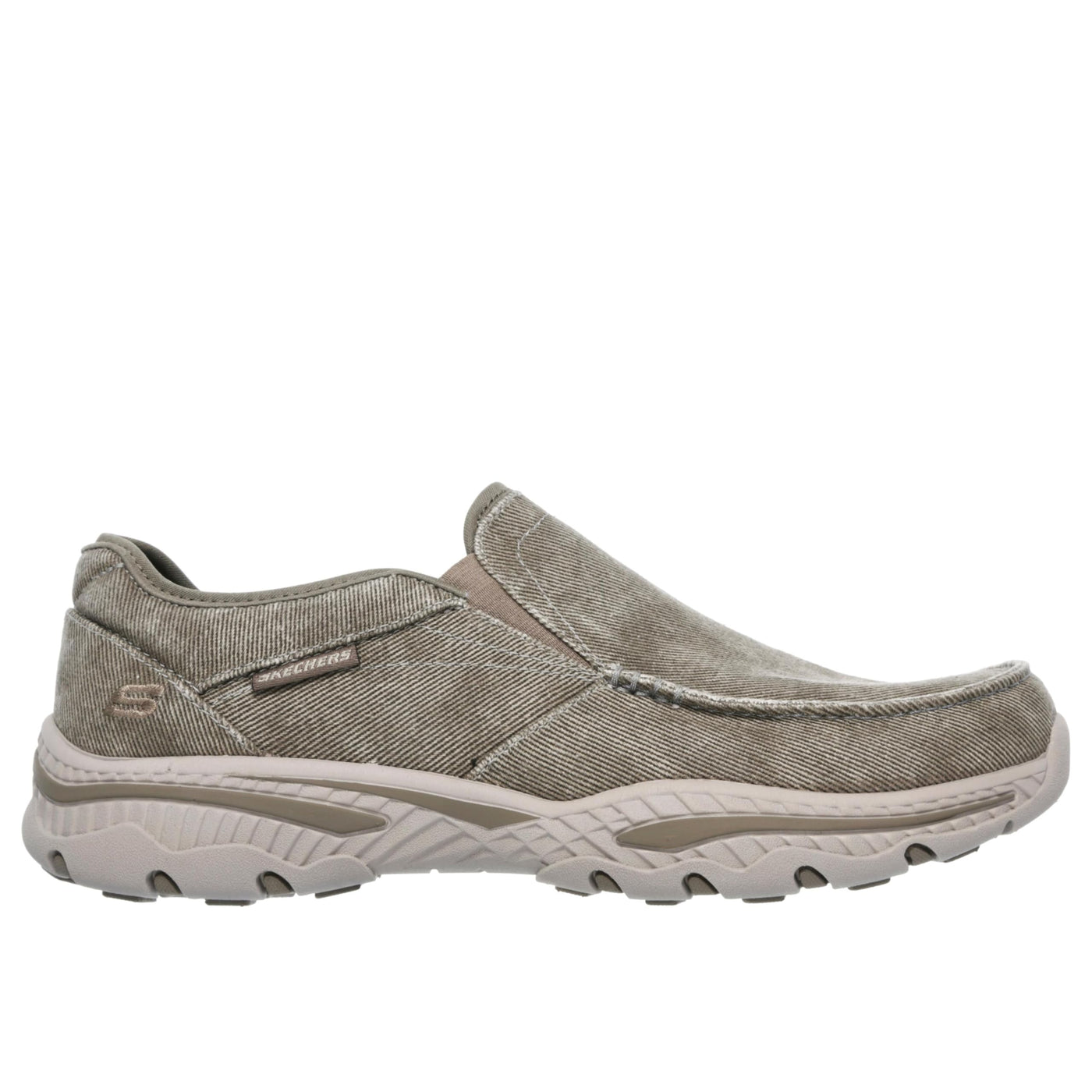 Skechers Men's Relaxed Fit-Creston-Moseco 9 X-Wide Taupe