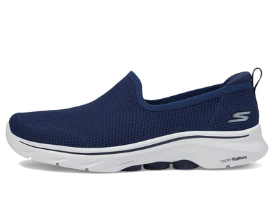 Skechers Women's Go Walk 7 Ivy Casual Slip-On Walking Sneaker 12 Navy/White