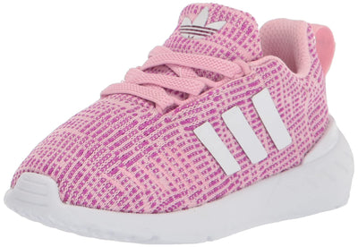 adidas Unisex-Child Swift Run 22 Sneaker 4 Big Kid True Pink/White/Vivid Pink