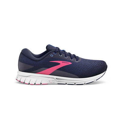 Brooks Women's Signal 3 Running Shoe - Peacoat/Amparo Blue/Pink - 8.5 Medium