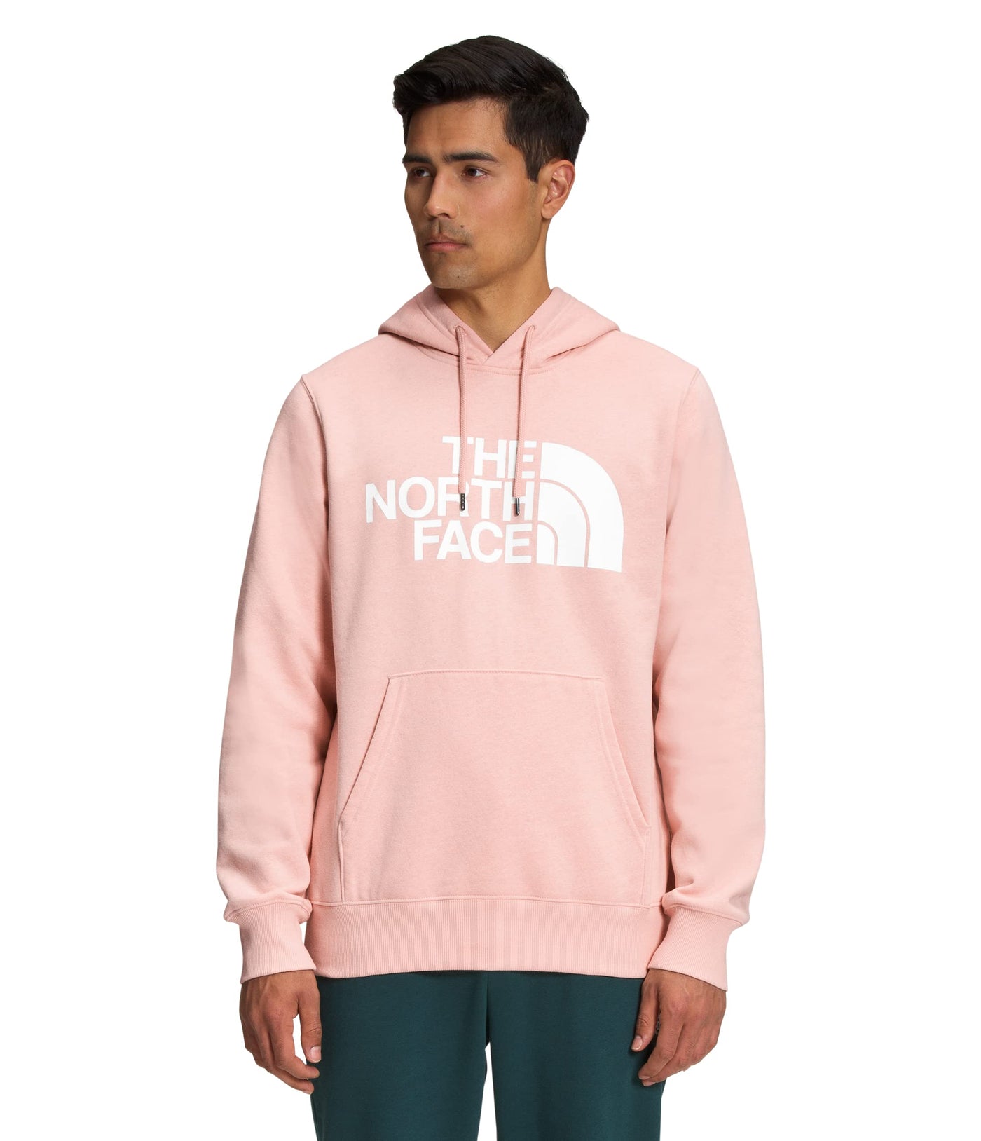 THE NORTH FACE Men's Half Dome Pullover Hoodie XX-Large Evening Sand Pink/Tnf White