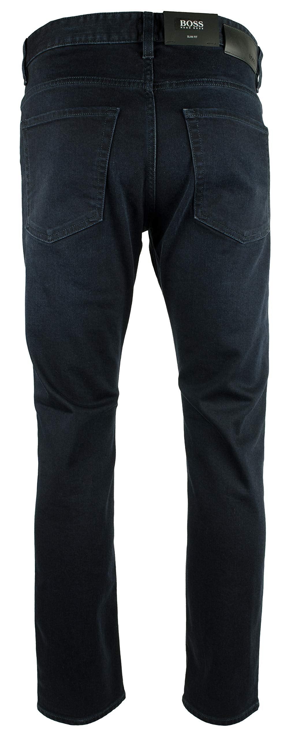 Hugo Boss Men's Delaware Slim Fit Stretch Jeans-N-30WX32L Navy