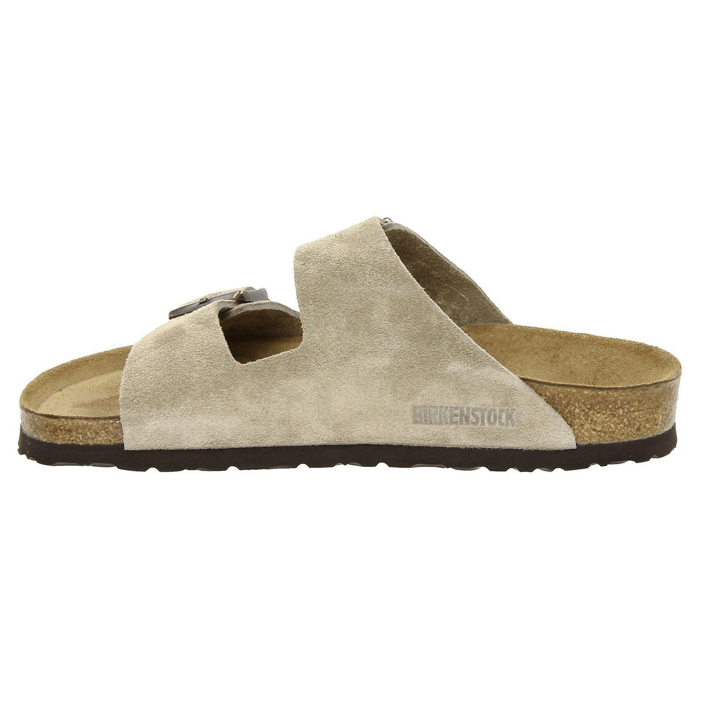 Birkenstock Womens Arizona Suede Taupe - 37 (US Men's 4.0-4.5; Wmn's 6.0-6.5) B(M) US