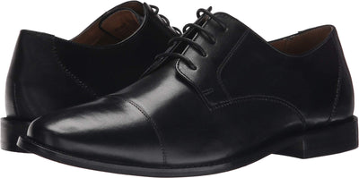 Florsheim Montinaro Cap Toe Men's Oxford 12 Women/9.5 Men Black Smooth